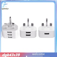 [Pretty] Universal Usb Uk Plug 3 Pin Wall Charger Adapter With Usb Ports Travel Charger Charging For Phone
