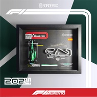 F1 Memento Aston Martin Fernando Alonso 2023 || F1 Collectible Aolonso Cataluliya 2023 Premium Frame