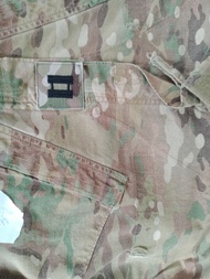 เสื้อทหารลายพรางมัลติแคมUS  มือสองมีตำหนิอ่านรายละเอียด
