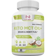 Keto MCT Oil Capsules with C8 & C10 - Fast Acting Ketosis Brain & Body Fuel for Women and Men - All 