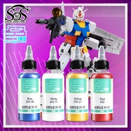 Acrylic Paint 60ml IRO Paint Solvent Based Airbrush Pre-thinned Paint Pearl Series DIY RX-78 Gundam 