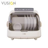 Vusign เครื่องอบจาน เครื่องอบภาชนะยูวี ตู้อบUV อบลมร้อน มีจอแสดงผลดิจิทัล ความจุ 30L Dish Sterilizer