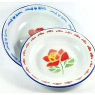 New 1 Lusin Piring Makan Enamel Ukuran 22Cm / Piring Makan Seng Jadul