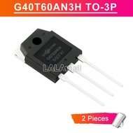 &2pcs G40T60AN3H TO-3P G40T60 TO3P 40A/600V IGBT Transistor New