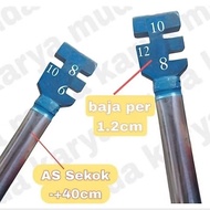 Iron Bending Tool for Project Workers with Sizes 6, 8, 6, 10, 10, 12/ 6, 8, 10, 12, Construction Wor