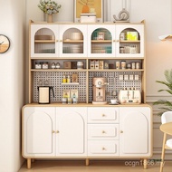 Side Cream Kitchen Dining Cabinet Restaurant Cabinet Storage Customer Integrated Storage Back Wall M