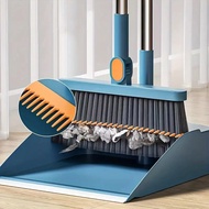AVINAS Foldable Broom Dustpan Set Household Floor Cleaning Set Rotating Broom With Dustpan