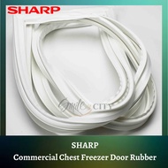 SHARP FULL SET Commercial Chest Freezer SJC203 Door Rubber / Getah Pintu Peti Sejuk// Door Gasket / 