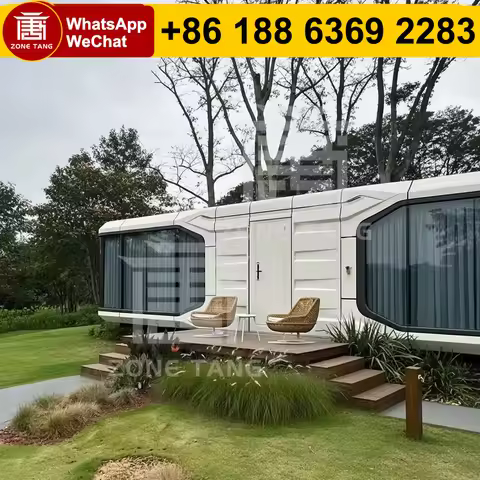 Capsule Housing Luxury Villa Moving Mobile Homes Portable RV Space Capsule House Luxury Prefabricate