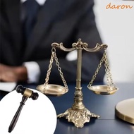 DARON Wooden Judge Hammer, Handcrafted comfortable Grip Wood Adjudgement Gavel, Durable High Quality