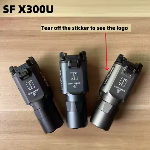 Tactical Surefir SF X300U X300 Ultra Metal Pistol Scout Light Airsoft Weapon Gun Light Strobe Flashl