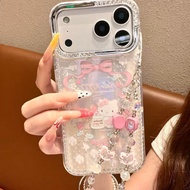 601206Readystock [Comes with Camera Protection Buttons] Bow KT Cat Suitable for Apple 17 Phone Case 