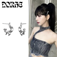 [aespa KARINA Pick] Sterling Silver Unisex Stud Earring (Korean Idol Pick Wear aespa KARINA)