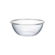 HARIO Heat-Resistant Glass Shallow Bowl 2000ml BUONO Kitchen Multi Bowl Clear Made in Japan MXPA-200