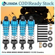 LIXADA 4Pcs RC Metal Shock Absorber Damper Set for MN86 MN86S MN86K MN86KS 1/12 RC Crawlers