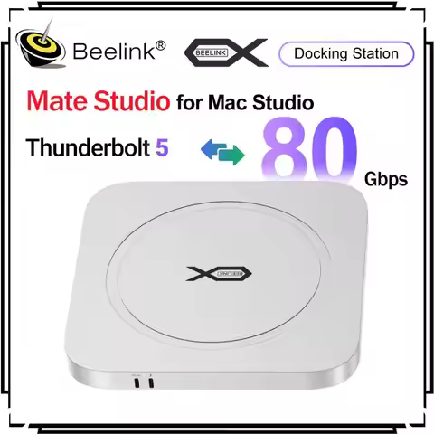 NEW Docking Station Thunderbolt 5 SSD Enclosure Beelink EX Mate Studio for Mac Studio MINI PC Deskto