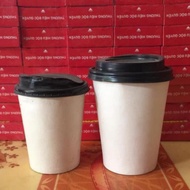 100 thermos paper cups with lids 8OZ&12OZ&16OZ (250ml,350ml,500ml)