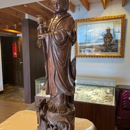 紅木 印度金星小葉紫檀 佛像 送子觀音 全手工雕刻 山奇藝術