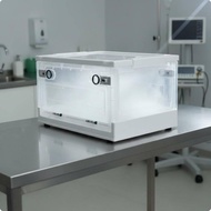 [mcfsnzwtxz1bw] Oxygen Chamber Foldable Portable Pet Recovery Box Ventilated Animal Treatment Cage f