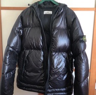 Stone Island Down Jacket Mid length size Large black 大碼 黑色 羽絨外套