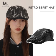 LouisWill Women Beret Hat  Retro Style Hat Artistic Beret Cap Vintage Beret Hat Fashion Retro Britis