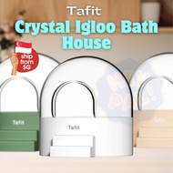TAFIT Crystal Igloo Hamster Bath House - Sand Bath Dome for Small Pets | Transparent & Durable