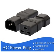 PDU PSU APC UPS IEC C14 Male C19 Adapter C19 TO C14 Computer Plug Server Room Converter