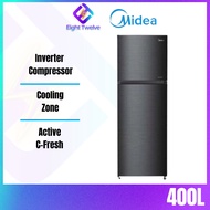 [FREE DELIVERY] Midea Refrigerator 400L/490L/600L Inverter Quattro 2 Door Fridge | Peti Sejuk |