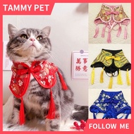 SG Shipment New 2025 style dog clothes cat clothes chinese new year clothes pet bandana Costume