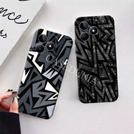 Realme C53 C51 C51s C63 Note 50 Bumper - 4 abstract Motif - Softcase - Tpu - Protector