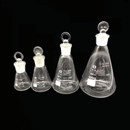 Laboratory Furniture Stopper Erlenmeyer Flask 50/100/250/500/1,000ml Grinding Erlenmeyer Flask Glass