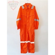 KUMA Premium Coverall Workwear with Reflector (Redwing Style) / Safety Cotton Coverall PPE Workwear 