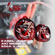 K55 Kabel Jumper Charger Aki Mobil Cas Kendaraan Truk 400A atau 800A Car Booster Cable