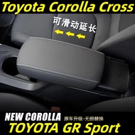 Toyota Corolla Cross 2020-2023 Armrest Box Channel Extended Heightened Central Protective Cover Elbow Support AURIS