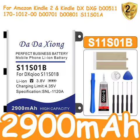 2900mAh S11S01B Battery For Amazon kindle DX DXG S11S01A