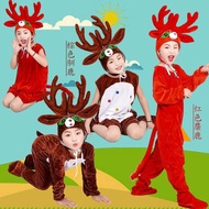 Children s performance costumes reindeer animal elk cartoon sika deer