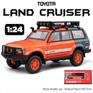 Mô hình xe Toyota Land Cruiser LC80 full open - kèm phụ kiện tỉ lệ 1:24 Chezhi OT587