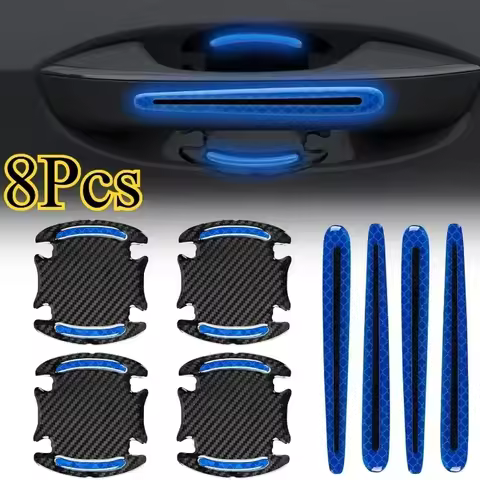 4/8Pcs Universal Door Handle Sticker Car Door Handle Paint Scratch Protector Sticker Auto Door Handl