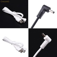 Crescent2 USB Male to 90 Degree 3 5mmx1 35mm for Power Male Plug 5V Cable 100cm 3 3ft