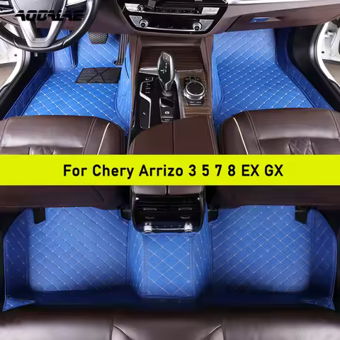 AOOALE Custom Car Floor Mats For Chery Arrizo 3 5 7 8 EX GX Auto Carpets Foot Coche Accessorie