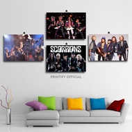 Scorpion 20X30 Guitarist Band Gaming Room Display / Printify Official / Custom Rock Band Scorpion Ro