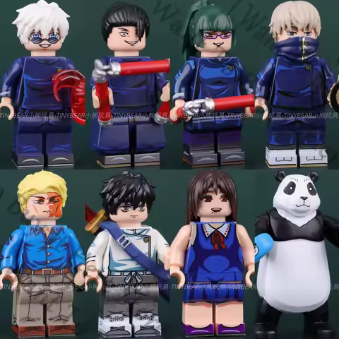 Anime Jujutsu Kaisen Orimoto Rika Satoru Gojo Inumaki Toge Okkotsu Yuta Cosplay Cartoon Mini Figurin