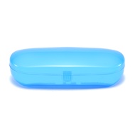 Glasses Accessories Rectangular Big Glasses Case Blue Plastic Box Large Glasses Case