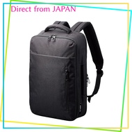 "Elecom Expandable 2-Way Backpack - 15.6 Inch, 27L (31L Expanded) - Water-Resistant, Durable Zippers