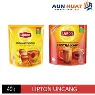 LIPTON UNCANG TEKO TEH (BIASA / EKSTRAK KAW) 40' / LIPTON TEA BAG /YELLOW LABLE TEA