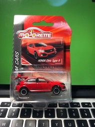 Majorette honda civic fk8 type-r 1:64 1/64 tomica hotwheels