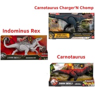 Jurassic World Legacy Collection Reimagined Roarin Real Feel Carnotaurus, Charge N Chomp Carnotaurus