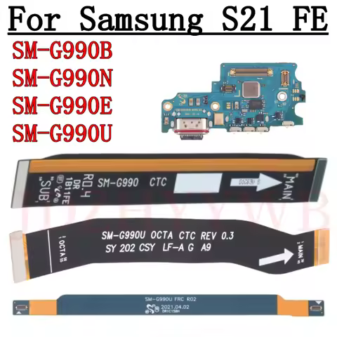 USB Charge Port Jack Dock Connector Charging Board Signal LCD Main Motherboard Flex Cable For Samsun