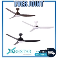 Bestar Star 3 [36"/46"/56"Inch] DC Ceiling Fan W 24W 3 Tone LED Light Kit And Remote