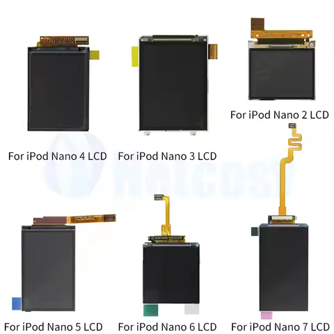 LCDs For iPod Nano 5th 6th 7th Generation LCD Display Screen Replacement Parts For iPod Nano 2 3 4 5